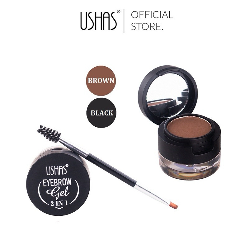 USHAS EYEBROW GEL 2IN1