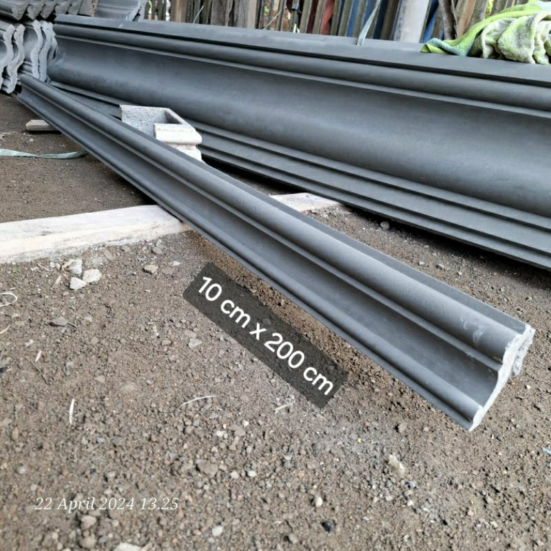 Lisplang beton profil ukuran tinggi 10cm cocok untuk variasi Jendela kusen, kanopi (minimal pembelia