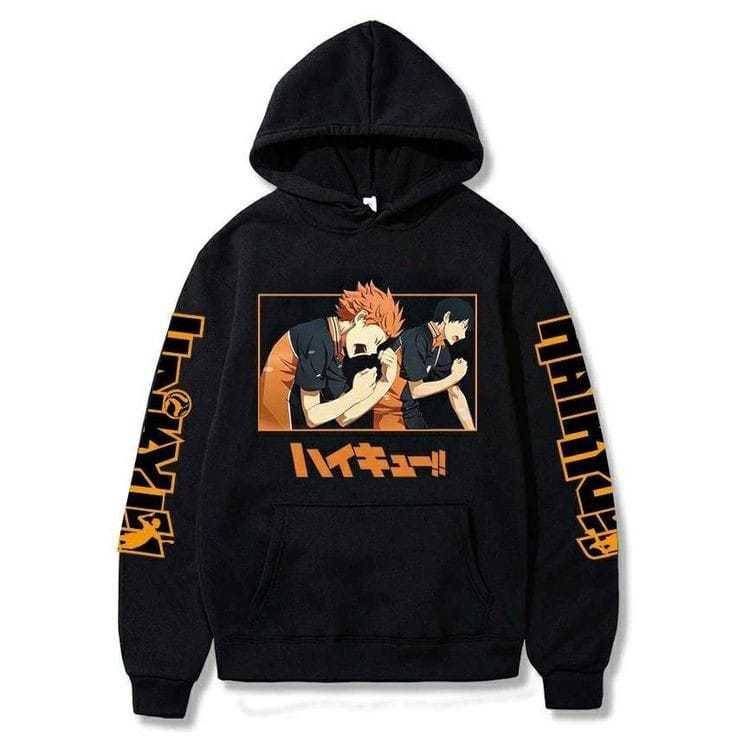 Haikyuu Hoodie ANAK Anime Jepang Kageyama Jacket / Jaket Haikyuu Haikyu Karasuno Sugoi Karasuno Neko