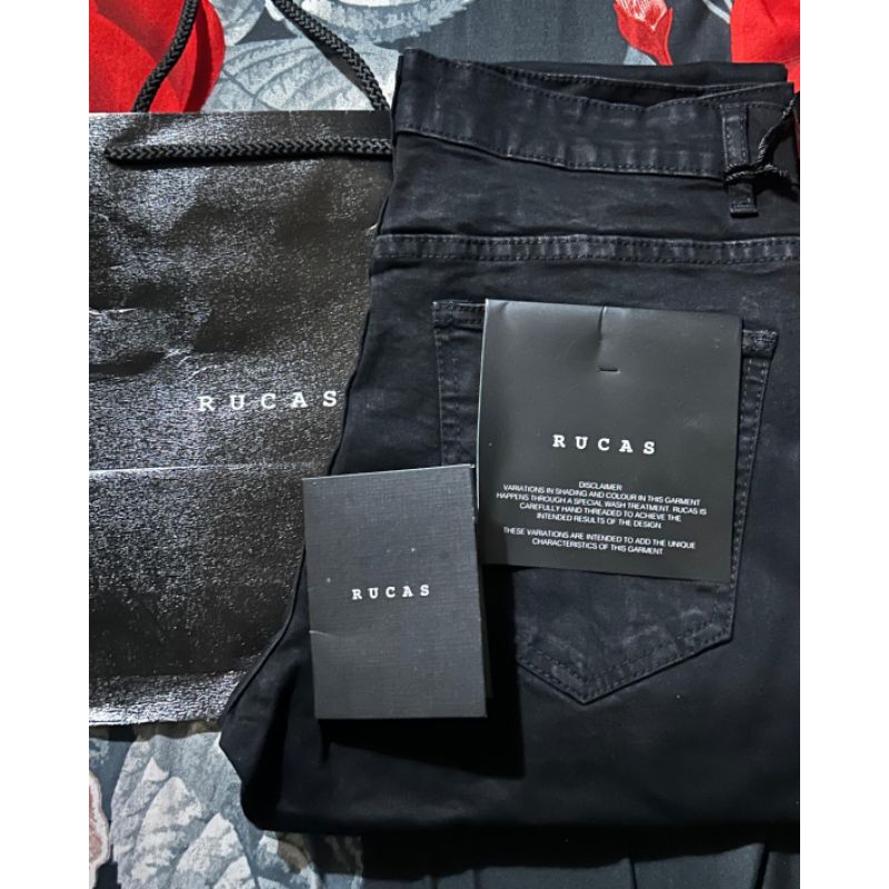 RUCAS BLACK CRYSTAL JEANS | RUCAS Season 15 Size 32