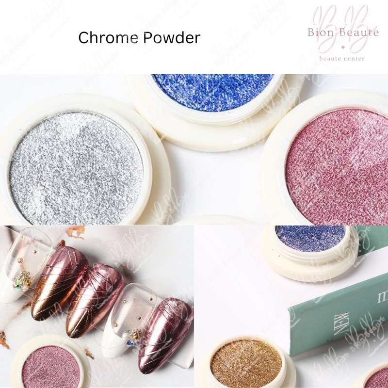CHROME POWDER / SOLID NAIL POWDER / MIRROR POWDER CHROME /  BUBUK CHROME / NAIL ART