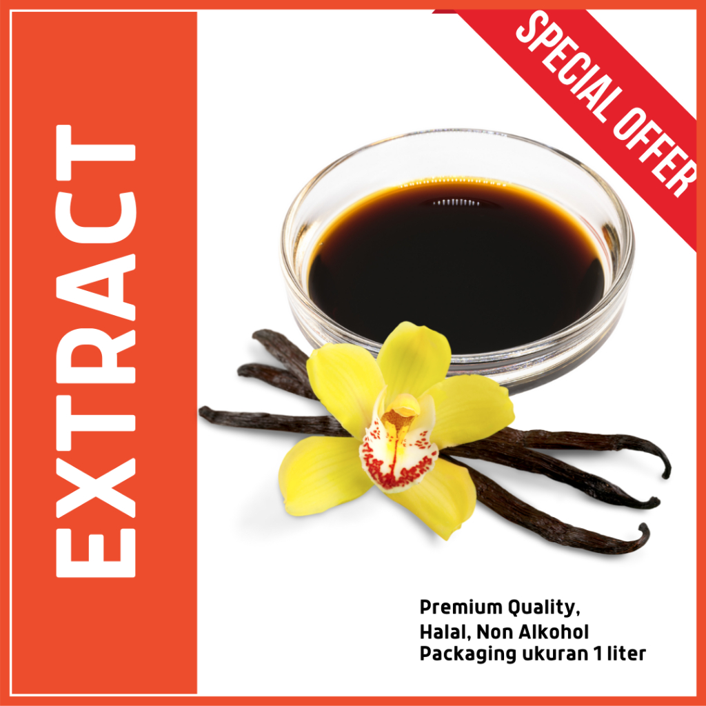 

Pure Premium Vanilla Extract 1 liter, Non Alkohol