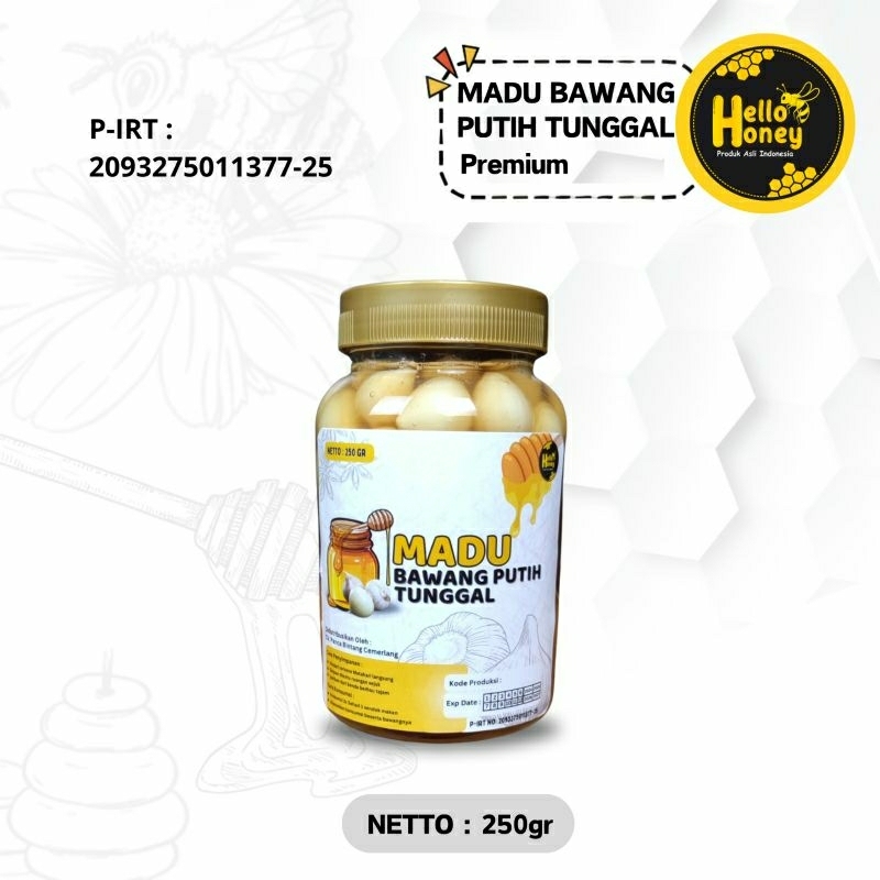 

madu bawang putih tunggal asli
