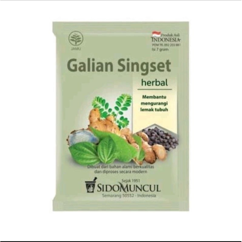 

JAMU GALIAN SINGSET SIDOMUNCUL ISI 10SACHET SERBUK