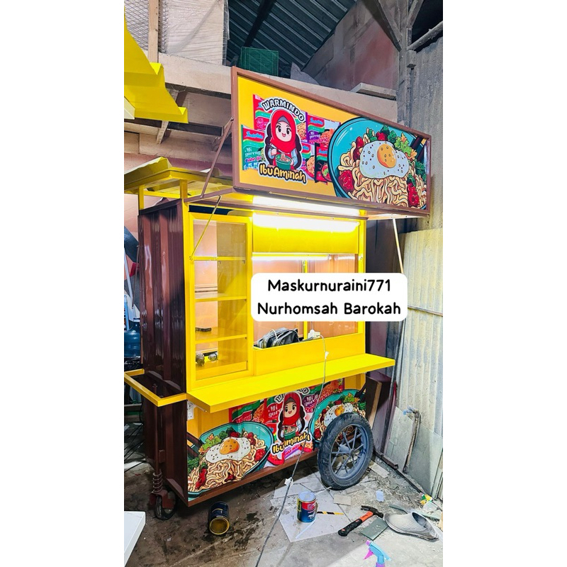 Gerobak kontainer , gerobak countainer besi , gerobak kontainer murah