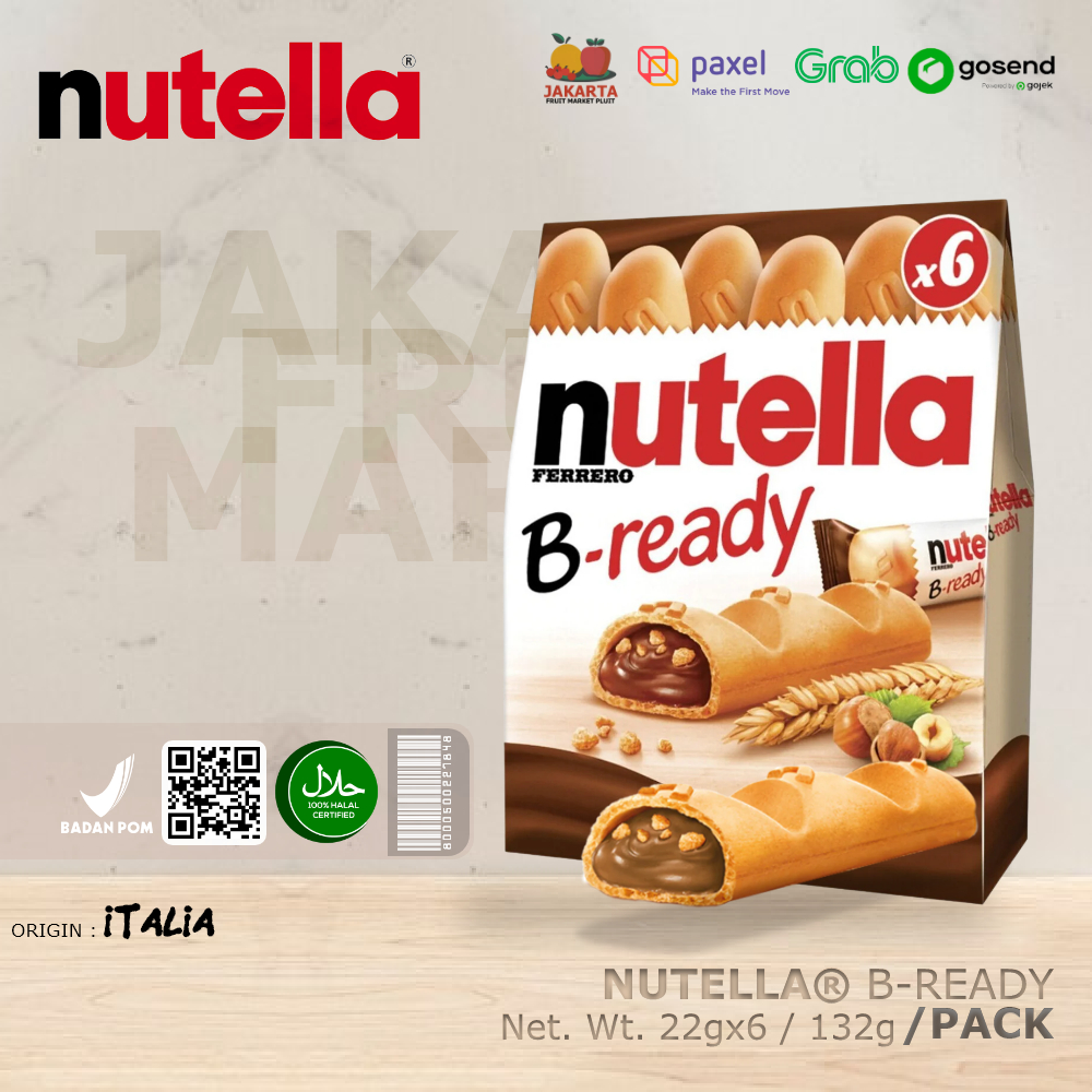 

(CEMILAN INSTAN) NUTELLA B-READY PACK