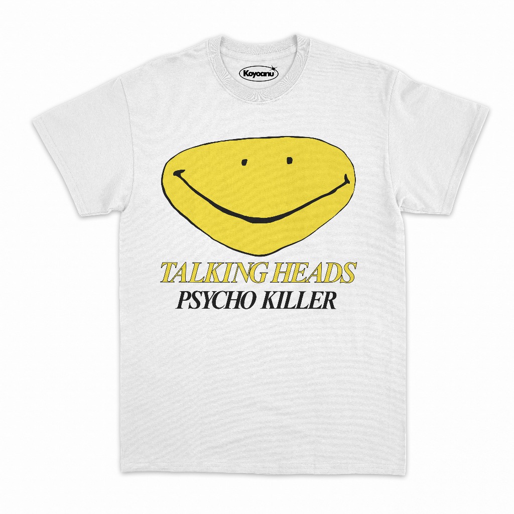 T-shirt TALKING HEADS - PSYCHO KILLER | Kaos Band Talking Heads