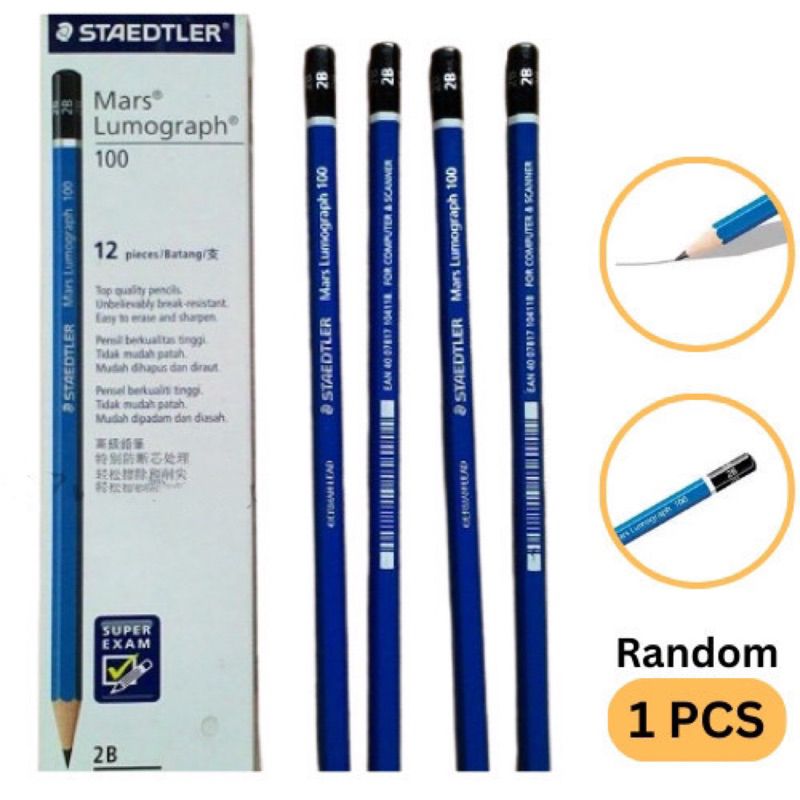 

[SATUAN=1pcs] Pensil Kayu Pensil 2B Alat Tulis Sekolah Anak Kantor