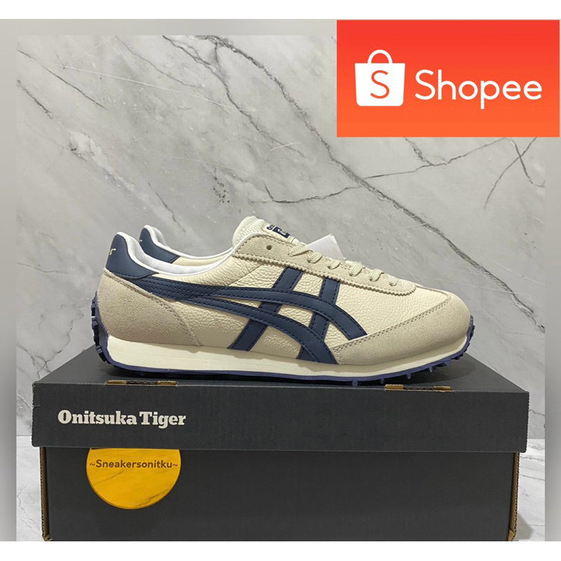 ONITSUKA TIGER EDR 78 CREAM NAVY ORIGINAL (FRE KAOS KAKI & PAFER BAG)