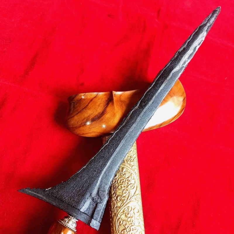 Keris Lurus Pusaka Jalak Ngore Pamor Tejo Kinurung