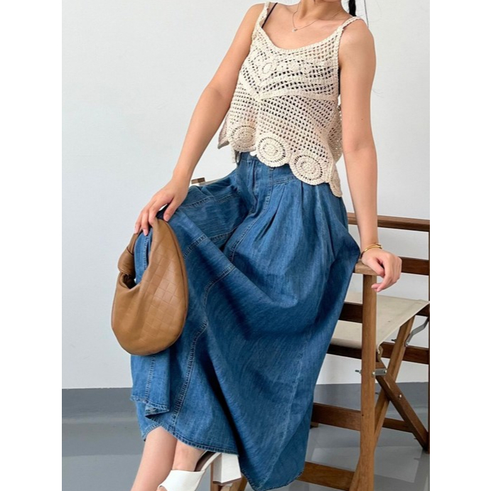 SUNDAY CROCHET VEST PINKDOSE IMPORT PREMIUM #23284