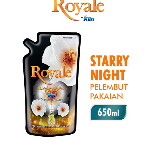 TERMURAH Royale Parfum Series Pelembut dan Pewangi Pakaian White Starry Night 65 ml
