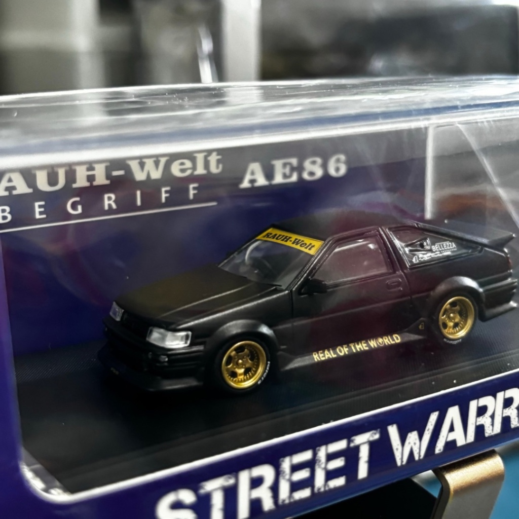 Street Warrior Toyota AE86 RWB Rauh Welt Begriff Matte Black Limited Edition | StreetWarrior