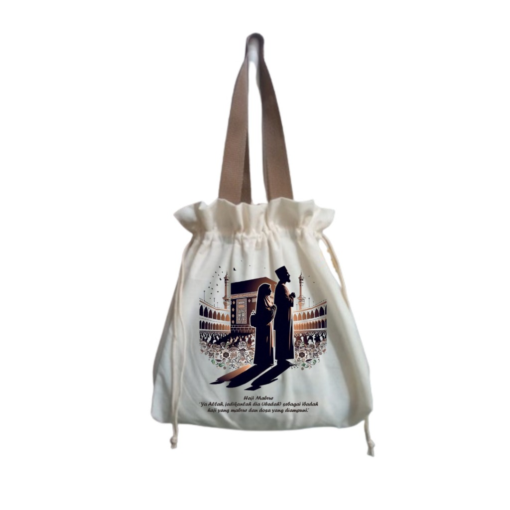 Goodie bag haji Tas serut hampers haji Goodie bag oleholeh haji