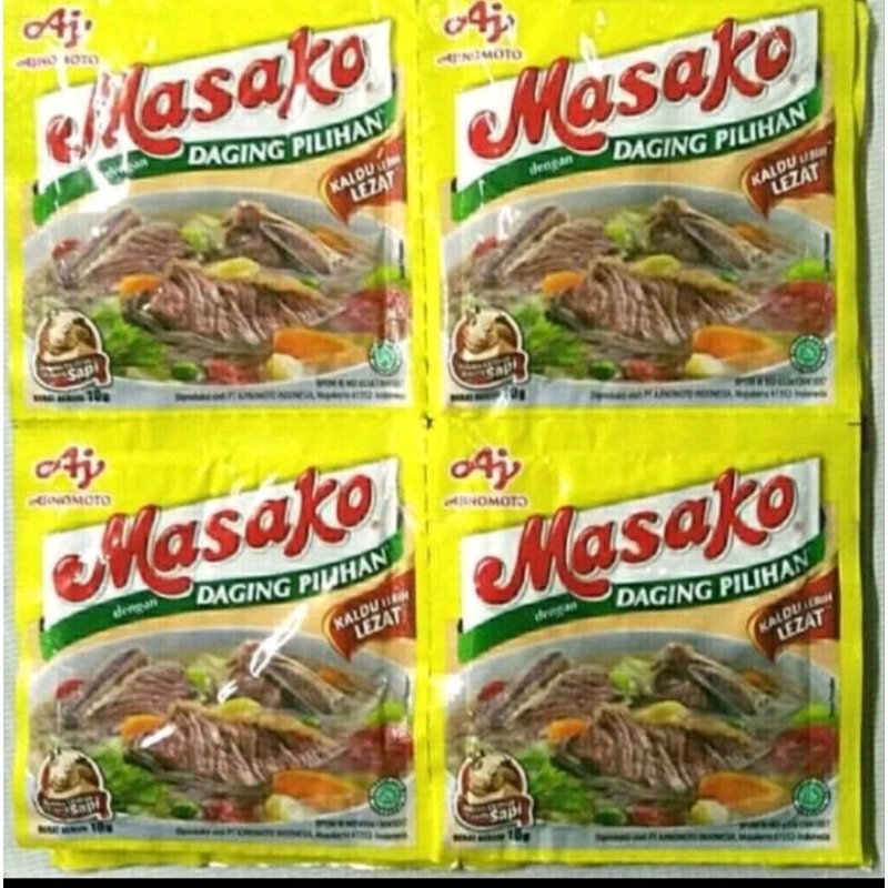 

Masako sapi sachet 8g (12 bungkus)