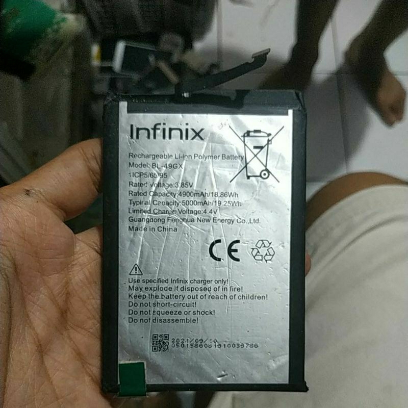 BATERAI BEKAS INFINIX NOTE 7 LITE
