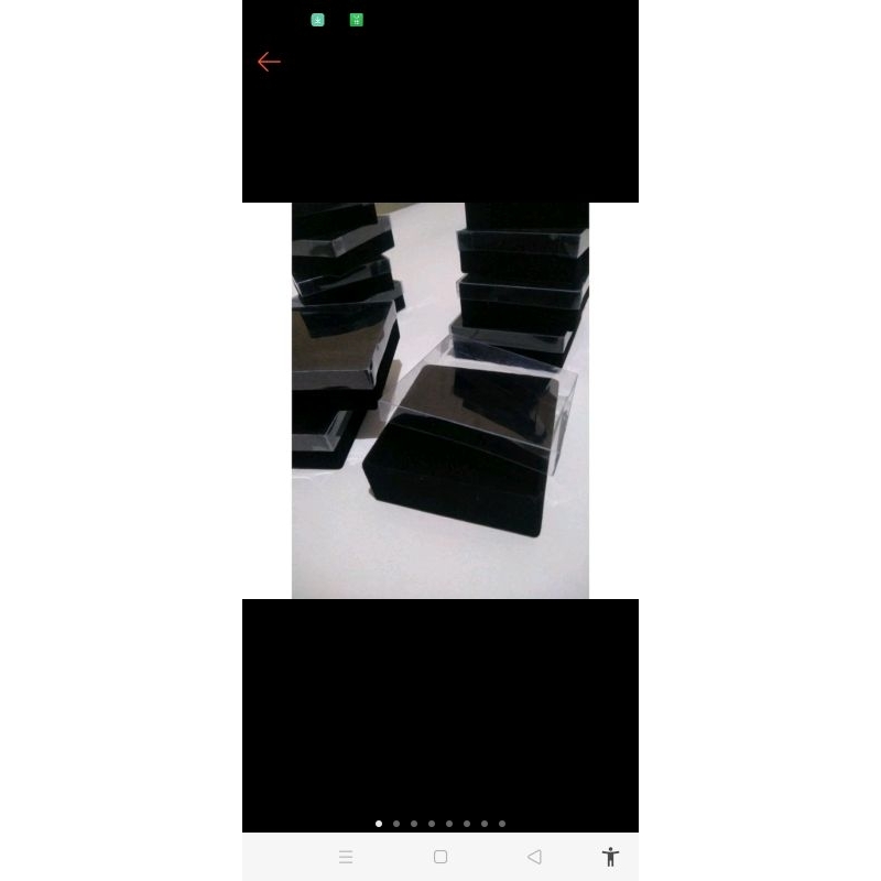 

Box bludru+tutup mika