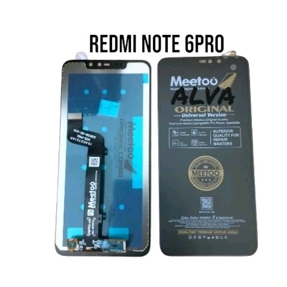 Lcd Redmi Note 6Pro Meetoo LCD Fullset Touchscreen Redmi Note 6Pro Original Meetoo