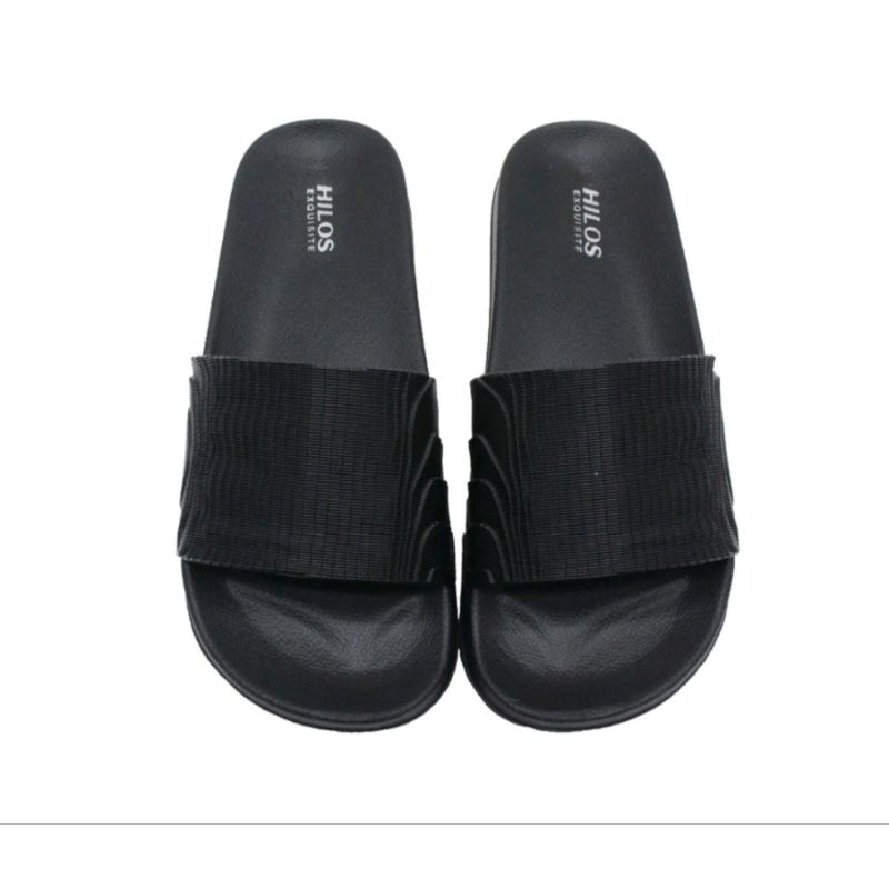 Sandal Selop Pria Karet Empuk Hitam Hilo's