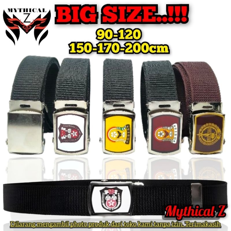 Sabuk sekolah jumbo SD MI SMP SMA POLOS sabuk sekolah