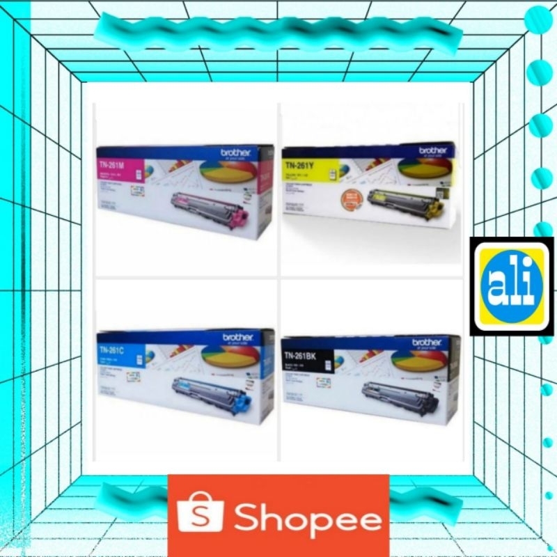 TONER BROTHER TN-261BK TN-261C TN-261Y TN-261M ORIGINAL