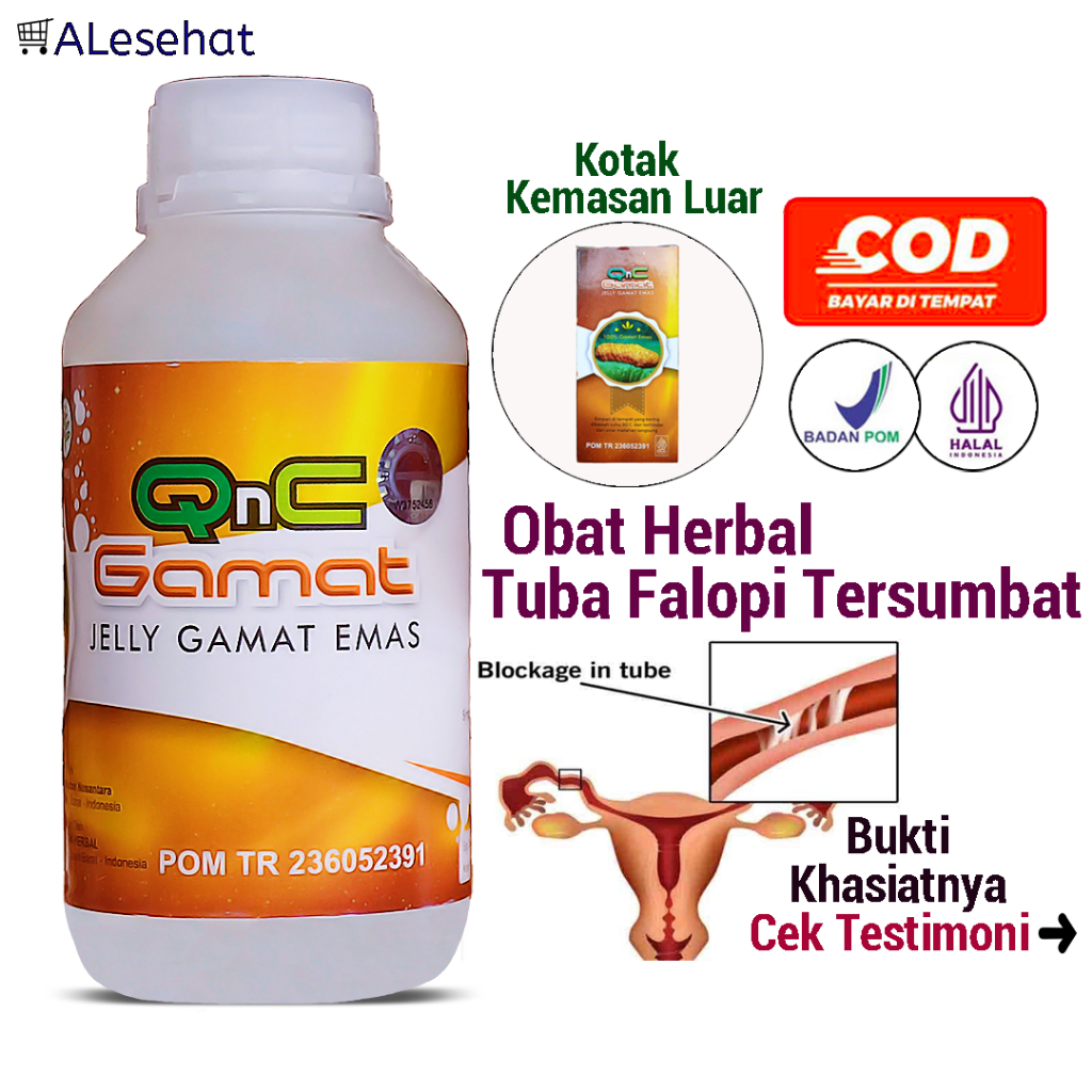 Obat Tuba Falopi Tersumbat / Penyumbatan Saluran Tuba Falopi Qnc Jelly Gamat