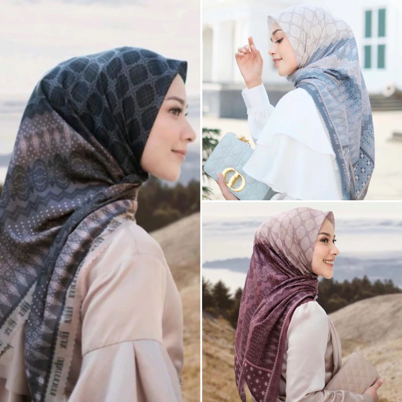 kerudung segi empat voal motif maedali series azzahra premium hijab segi 4 termurah 2024