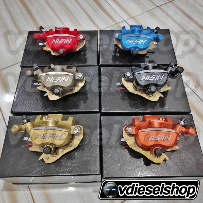 Kaliper 2 Piston Nissin Samurai Brake Original
