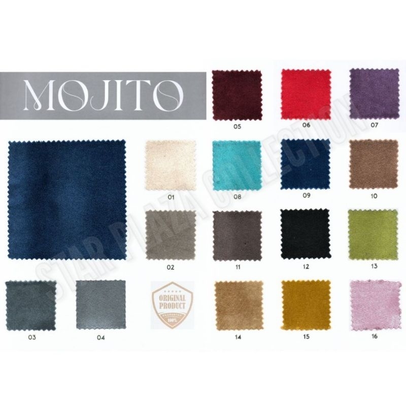 Promo Kain Interior Beludru / Bludru Velvet Glossy Mengkilap Tebal Halus - Mojito (Furniture, Sofa,