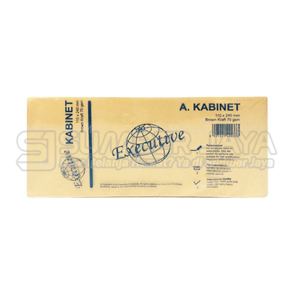 

Amplop Coklat Amplop Gaji Kabinet Executive A / Executive B Isi 100pcs