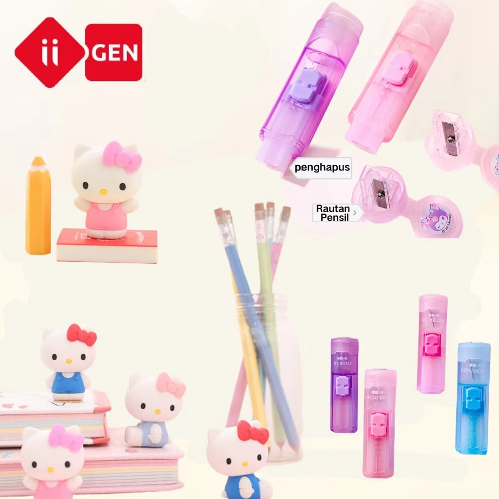 

Yizheng Sanrio Penghapus Kreatif Alat tulis kartun bernilai Tinggi