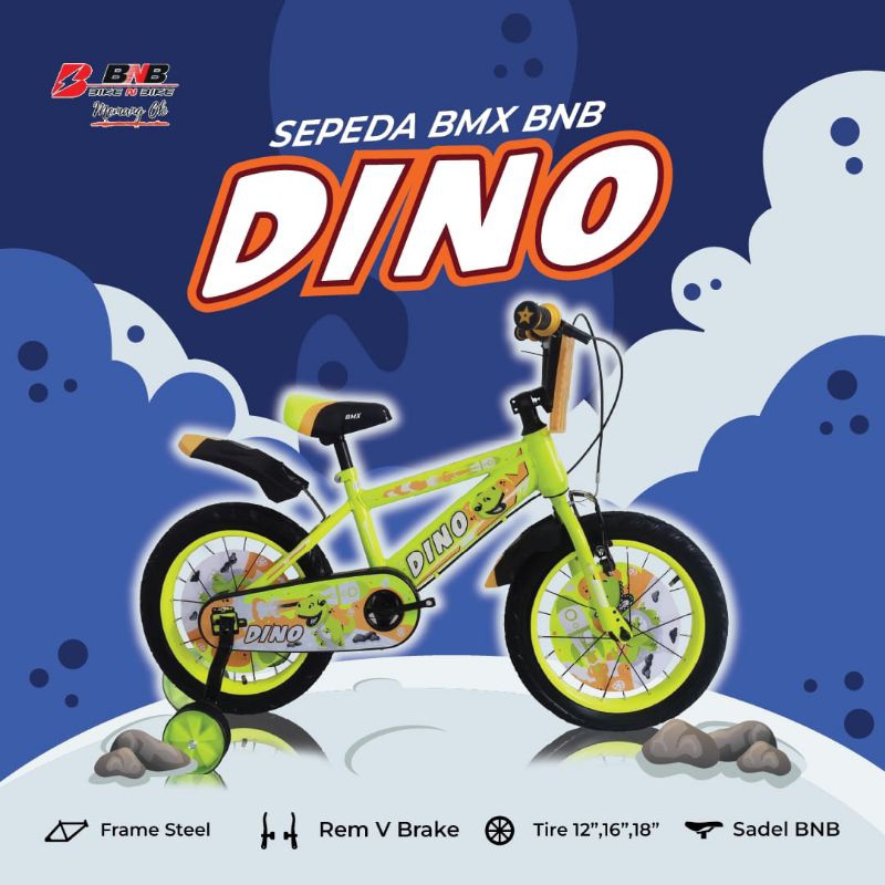 Sepeda Anak BNB BMX 18 inch Dino