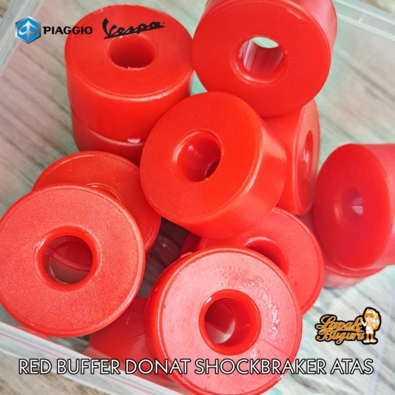 KARET BUFFER SHOCKBRAKER DEPAN BELAKANG ATAS SHOCK VESPA MATIC SINGLE FORK
