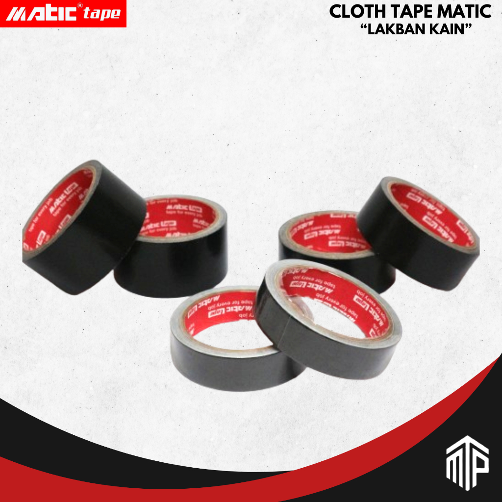 

CLOTH TAPE LAKBAN KAIN untuk JILID HITAM MERAH KUNING ABU HIJAU