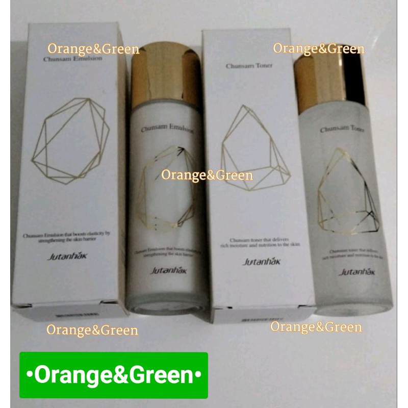 JUTANHAK KOREA; CHUNSAM TONER & EMULSION [SKINCARE RED GINSENG KOREA 100%]