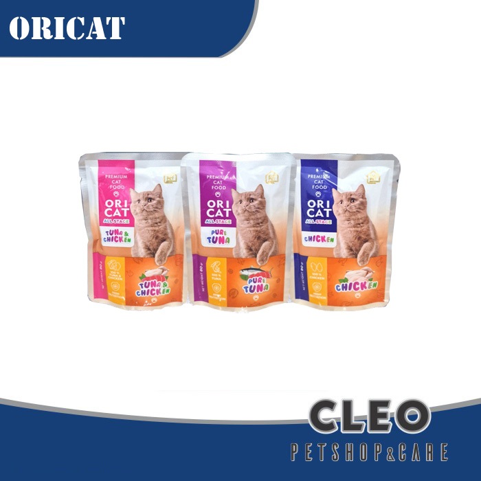 Ori Cat Pouch 80gr Ori Cat Sachet Makanan Basah Wet Food Cat Food
