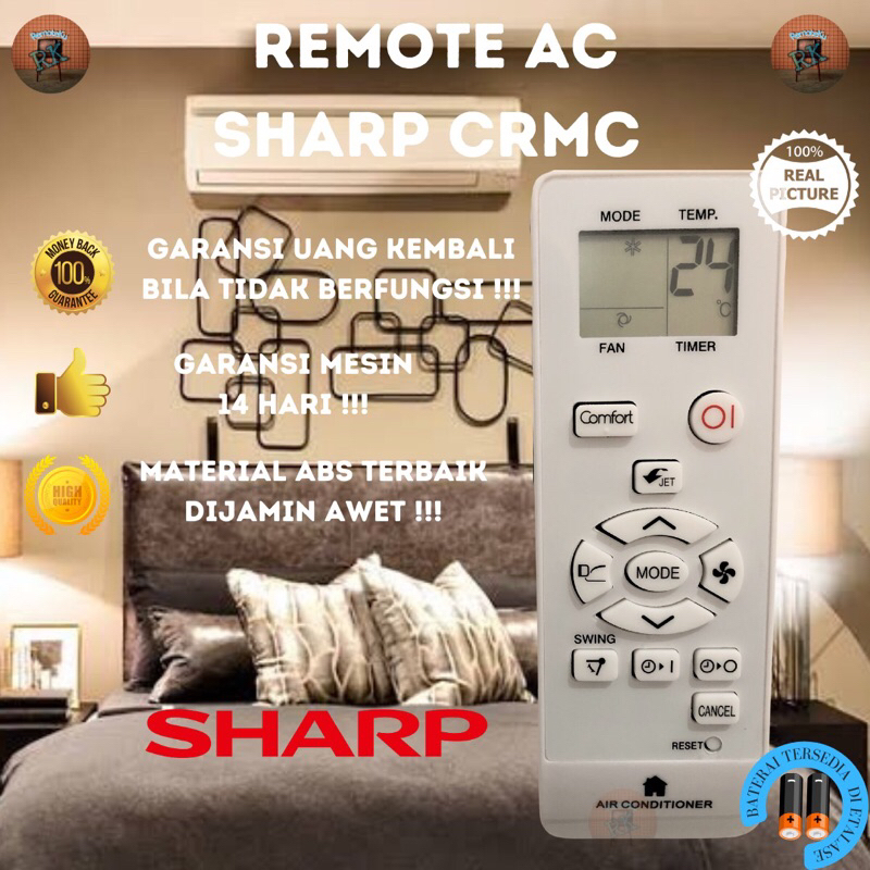 Remote AC SHARP CRMC SERIES