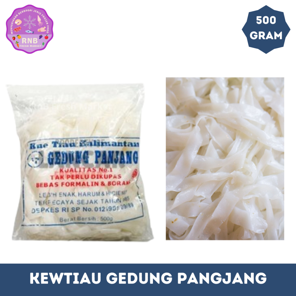 

Kewtiau Gedung Panjang Netto 500 Gram