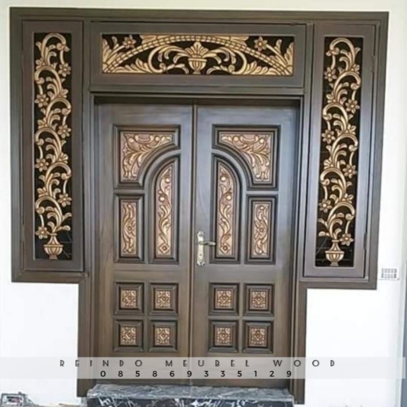 PINTU KAYU JATI - Pintu Kayu Jati Luxury | 08RMW