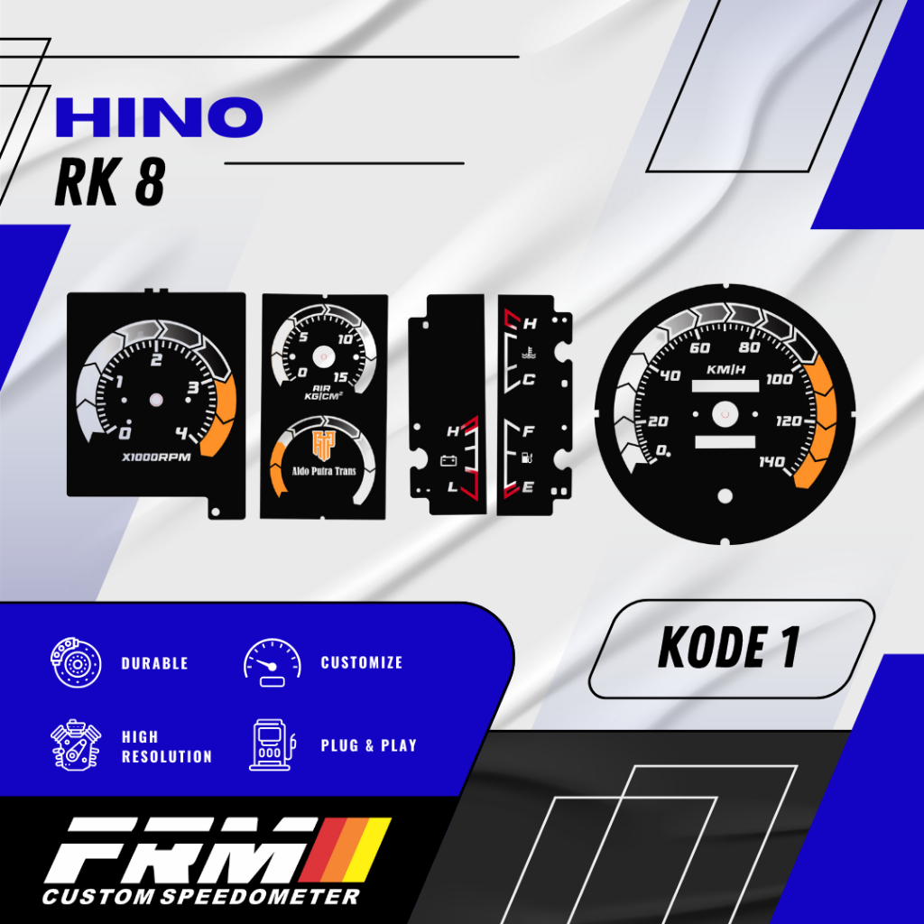 Panel speedometer Bus Hino RK 8