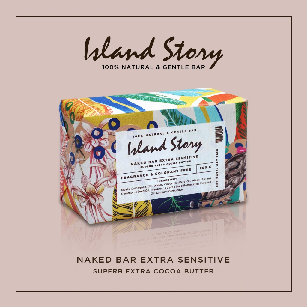 Island Story Naked Bar Soap 200 Gr
