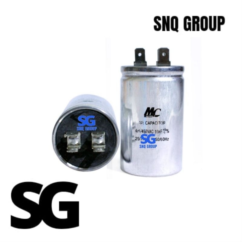 Capasitor ac 1/2 PK 10 uf MC - Kapasitor MC 10 mikro untuk AC 1/2pk LG, samsung, daikin, gree, chang