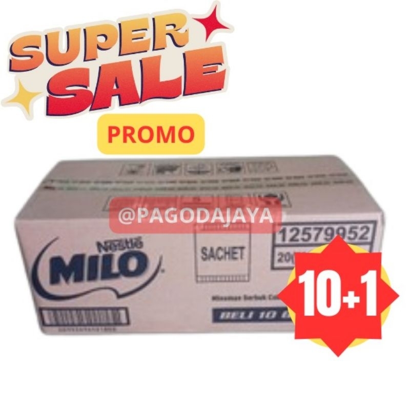 

Promo!! MILO 1 Karton (1 renceng isi 11)