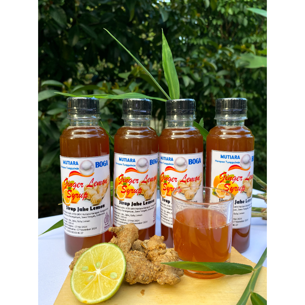 

Sirup Jahe Lemon (Ginger Lemon Syrup)