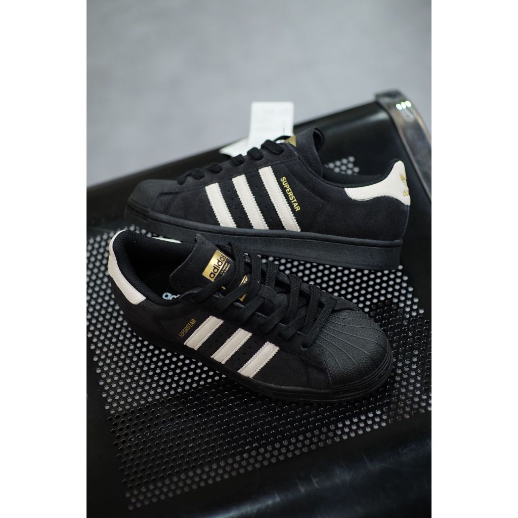 ADIDAS SUPERSTAR CORAL BLACK