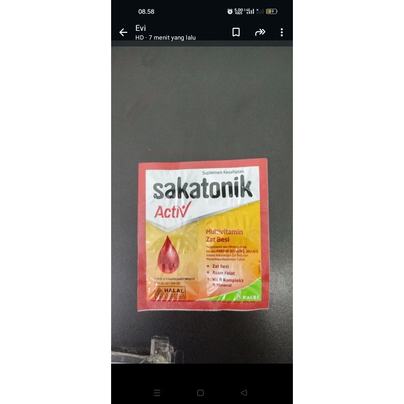 sakatonik liver kapsul perstrip isi 6 tablet
