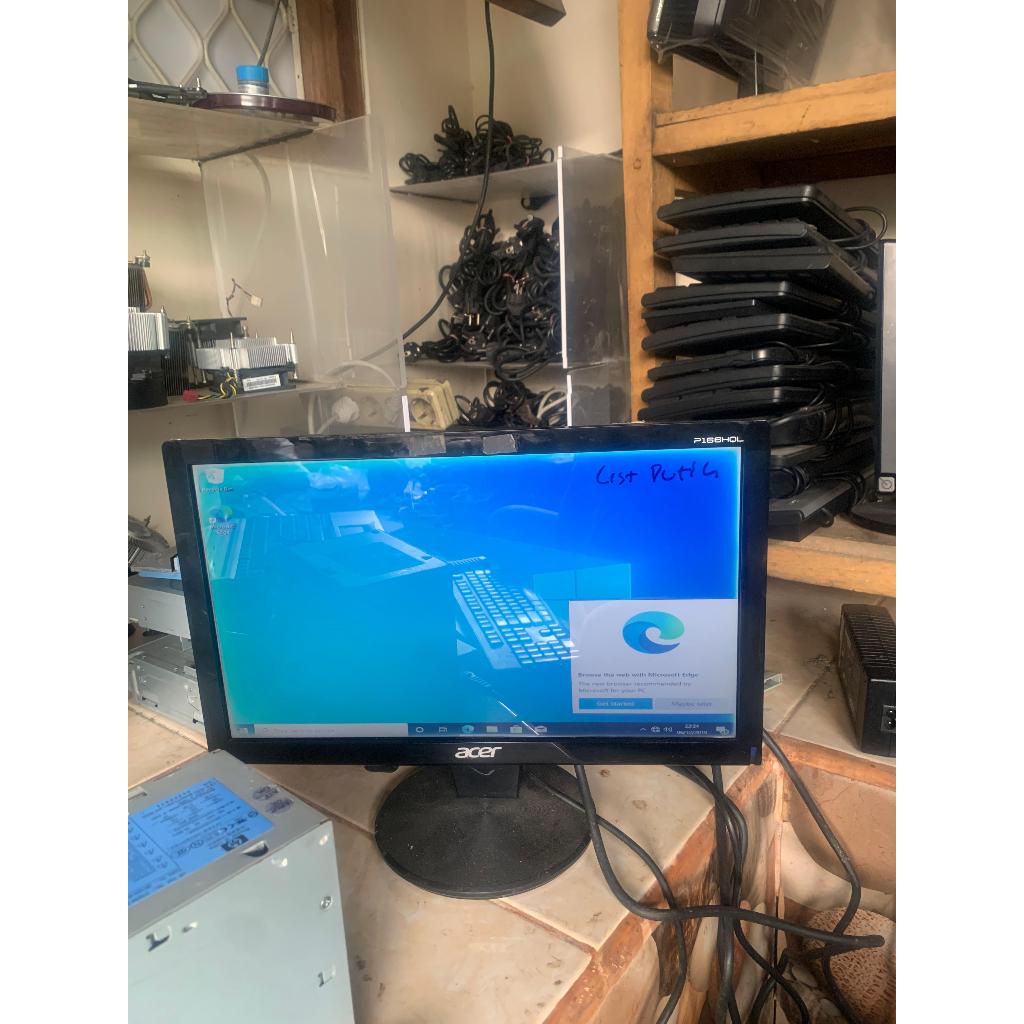 layar monitor komputer 16inch acer minus