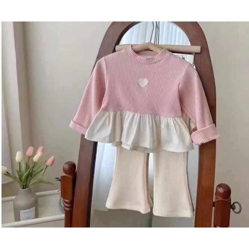 Setelan knit anak import | setelan knit anak perempuan import | setelan knit anak import murah