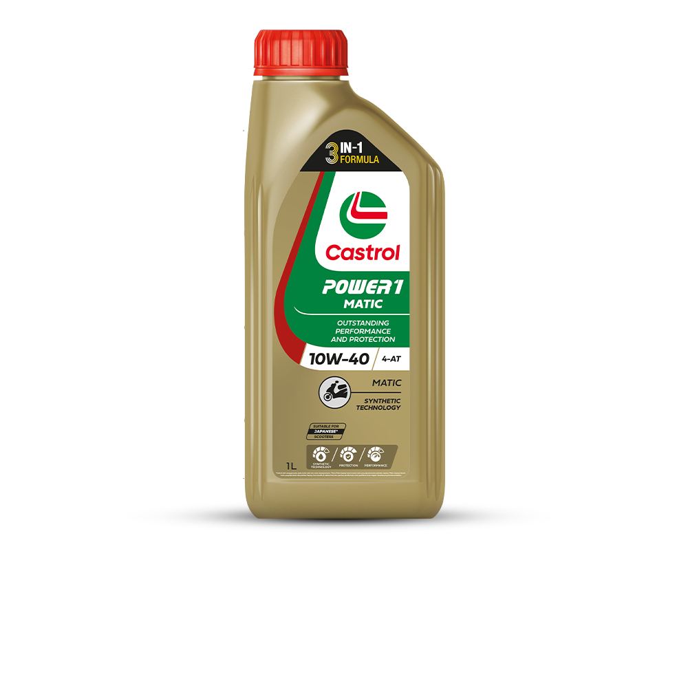 Oli Castrol Power 1 Matic 10W 40 API SL JASO MB 1 Liter Oli Nmax Aerox PCX ADV