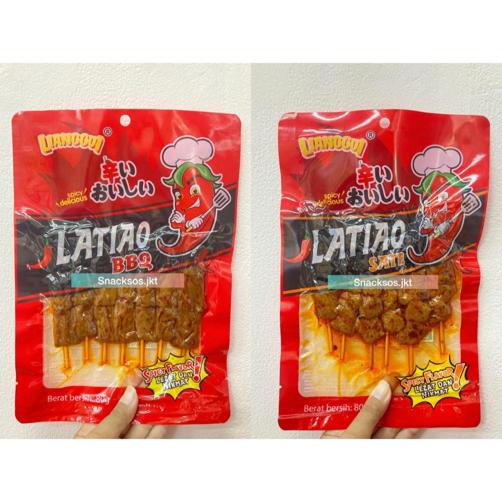 

LIANGGUI LATIAO SATE SPICY / LA TIAO SATE BBQ BAR SPICY SWEET